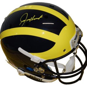 JIM HARBAUGH signed (MICHIGAN WOLVERINES) F/S replica football helmet BECKETT