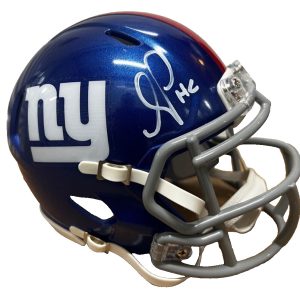 ANTONIO PIERCE signed (NEW YORK GIANTS) mini football helmet BECKETT BAS AD47264