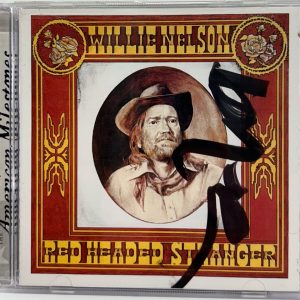 WILLIE NELSON Signed Autograph CD "Red Headed Stranger" JSA COA