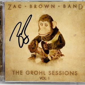 ZAC BROWN Signed Autograph CD Cover "The Grohl Sessions" JSA COA