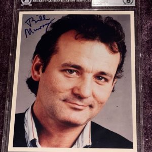 BILL MURRAY Signed 8 X 10 PHOTO BAS Beckett Auto Graded 10 Encapsulated
