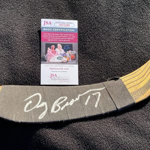 Doug Brown Signed Detroit Red Wings Game Used Sher-Wood Hockey Stick JSA COA