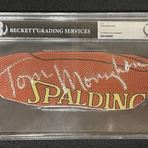 Tom Monaghan Signed Domino's Pizza Owner Stick Cut Autograph Beckett Certified