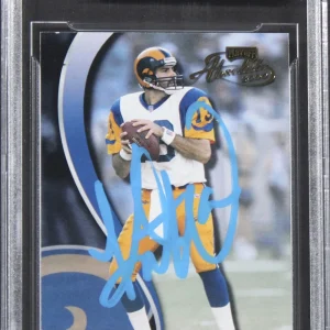 Rams Kurt Warner Authentic Signed 2000 Absolute #130 Card BAS Slabbed
