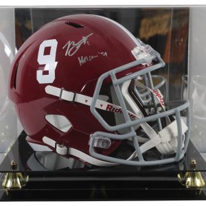 Alabama Bryce Young "Heisman 21" Signed F/S Speed Rep Helmet w/ Case BAS Wit