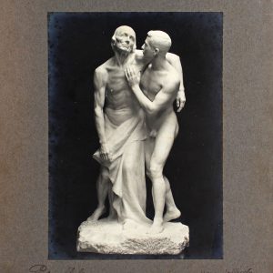 Auguste Rodin "Pour solliciter" Authentic Signed Matted 6.25x9 Photo BAS