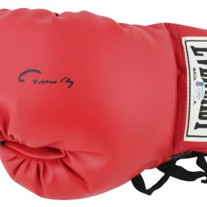 Muhammad Ali Cassius Clay Authentic Signed Red Everlast Boxing Glove BAS #A14924