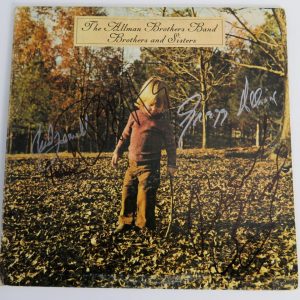 THE ALLMAN BROTHERS BAND Signed Autograph "Brothers & Sisters" Vinyl LP by 5 JSA