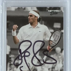 2003 NETPRO ELITE #S2 ROGER FEDERER SIGNED ROOKIE PSA DNA COA AUTOGRAPH RC HOF
