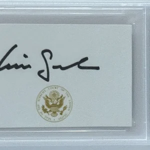 SUPREME COURT JUSTICE NEIL GORSUCH SIGNED CUT AUTOGRAPH PSA DNA COA DONALD TRUMP