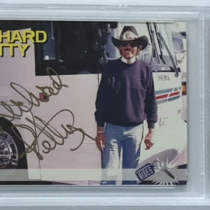 1995 PRESS PASS RACING RICHARD PETTY NASCAR SIGNED AUTOGRAPHED PSA DNA COA
