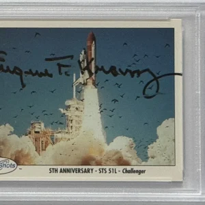 1991 SPACE SHOTS GENE EUGENE KRANZ SIGNED CARD PSA DNA COA AUTOGRAPH NASA STS