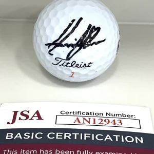Henrik Stenson Hand Signed 143 The Open Major Golf Ball JSA CERT