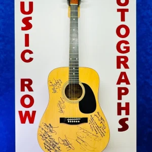 BACH WOPAT SCHNEIDER JONES SHROYER HURST Signed Autograph Acoustic Guitar JSA