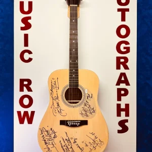 BEST BACH HURST JONES WOPAT SHROYER SCHNEIDER The Dukes Signed Guitar JSA COA