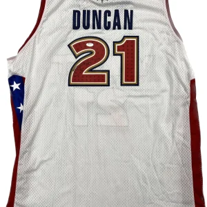 Tim Duncan signed jersey PSA/DNA San Antonio Spurs Autographed