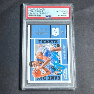 2017 Panini Contenders #25 Tony Bradley Signed Card AUTO PSA Slabbed RC Jazz