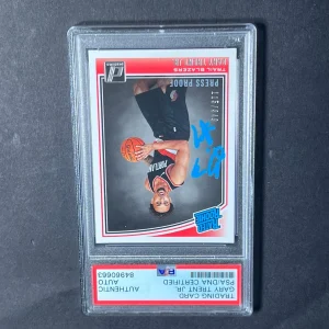 2018-19 Donruss Basketball #199 Gary Trent Jr Signed Rookie Card AUTO PSA Slabbe