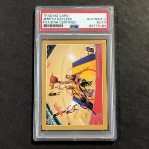 2009-10 Topps Basketball #255 Jerryd Bayless Signed Card AUTO PSA Slabbed Trail