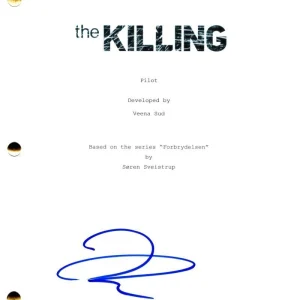 Joel Kinnaman Signed Autograph The Killing Full Pilot Script Screenplay Stephen