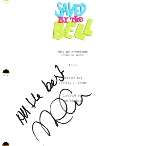 Mark-Paul Gosselaar Signed Autograph Saved by the Bell Full Script Screenplay