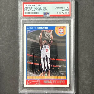 2013-14 Panini Hoops #228 Arnett Moultrie Signed Card AUTO PSA Slabbed 76ers