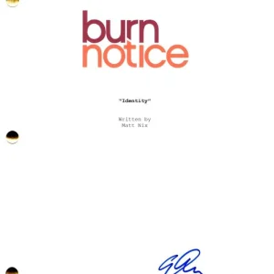 Gabrielle Anwar Signed Autograph Burn Notice Full Script Screenplay Fiona