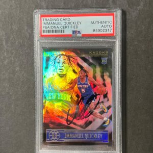 2020-21 Panini Illusions #154 IMMANUEL QUICKLEY Signed Card AUTO PSA Slabbed RC