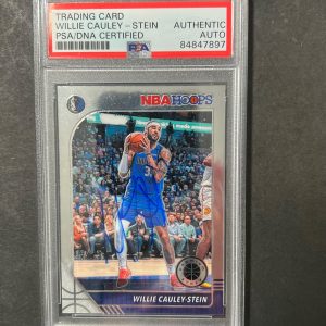 2019-20 Panini Hoops Premium #169 Willie Cauley-Stein Signed Card AUTO PSA Slabb
