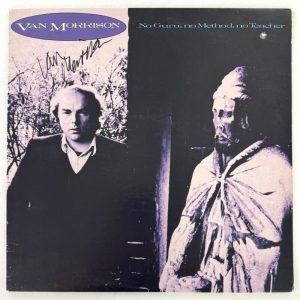 Van Morrison Signed Autograph Album Record LP No Guru No Method No Teacher BAS