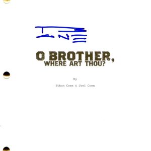 T Bone Burnett Signed Autograph O Brother Where Art Thou? Full Script Screenplay