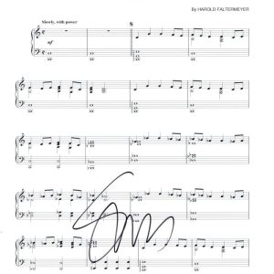 Steve Stevens Signed Autograph Top Gun Anthem Sheet Music - Starring Tom Cruise