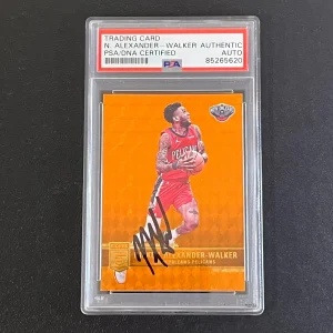 2021-22 Donruss Elite Basketball #107 Nickeil Alexander-Walker Signed Card AUTO