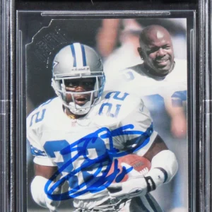 Cowboys Emmitt Smith Signed 1998 Absolute Retail #91 Card Auto 10! BAS Slabbed