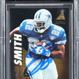Cowboys Emmitt Smith Authentic Signed 1995 Zenith #Z1 Card Auto 10! BAS Slabbed