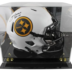 Steelers Joe Greene "HOF 87" Signed Lunar F/S Speed Proline Helmet W/ Case BAS W