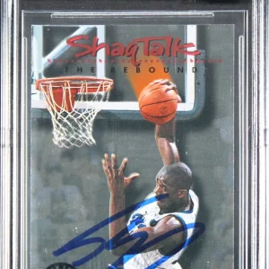 Magic Shaquille O'Neal Signed 1993 Skybox Premium #1 Card Auto 10! BAS Slabbed