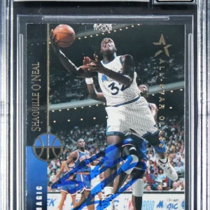Magic Shaquille O'Neal Signed 1994 Upper Deck #100 Card Auto 10! BAS Slabbed