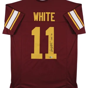 ASU Danny White "CHOF '97" Signed Maroon Pro Style Jersey BAS Witnessed