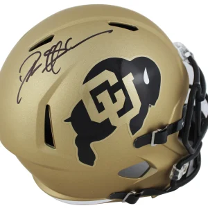 Colorado Deion Sanders Authentic Signed Full Size Speed Rep Helmet BAS Witnessed