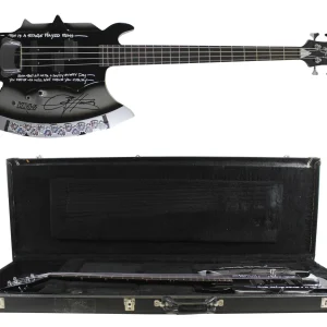 Gene Simmons Authentic Signed & Inscribed Stage Used Axe Guitar & Case JSA