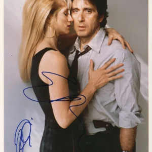 Al Pacino Ellen Barkin Signed 8x10 Photo Sea of Love Autograph Beckett LOA