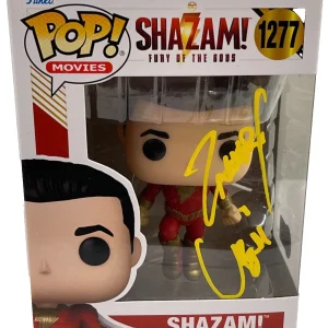 Zachary Levi Signed Shazam Funko 1277 Authentic Autograph Beckett