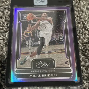 MIKAL BRIDGES 2022-23 Panini One And One 20/25 Purple BROOKLYN NETS