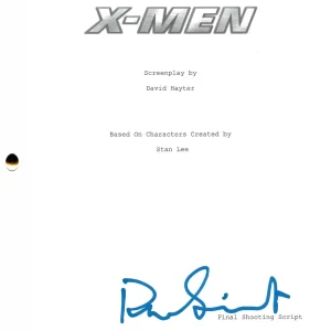 Patrick Stewart Signed X-Men Full Script Authentic Autograph Beckett LOA