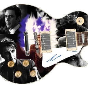 Al Pacino Autographed Custom Graphics 1/1 Photo Guitar