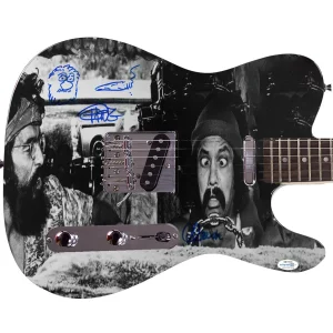 Cheech And Chong Up In Smoke Still Smoking Graphics Photo Poster Signed Guitar