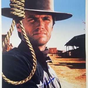 Clint Eastwood Autographed Signed Hang Em High Sheriff 16x20 Poster Photo ACOA