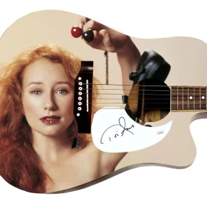 Tori Amos Autographed 1/1 Custom Graphics Photo Guitar JSA