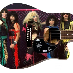 Twisted Sister Autographed 1:1 Signature Edition Graphics Photo Guitar ACOA PSA